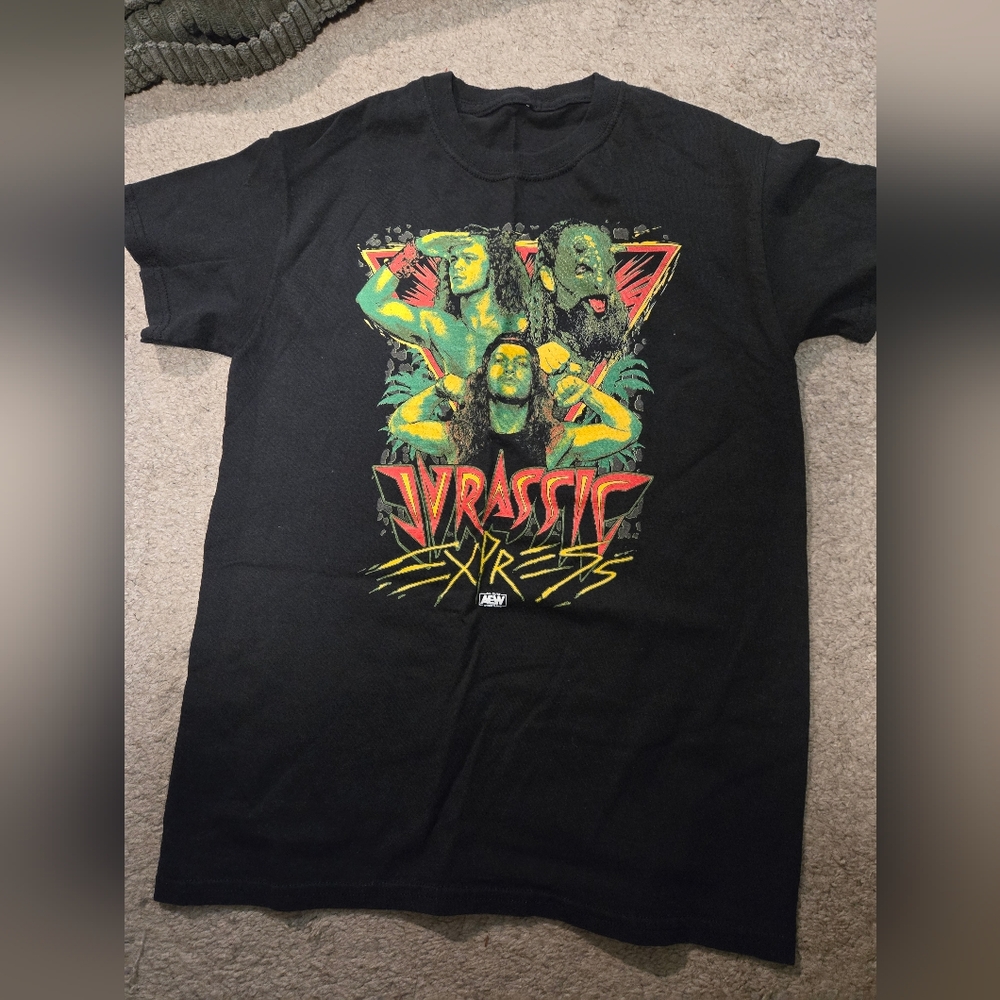 AEW jurrasic Express Jungleboy Wrestling Graphic T-Shirt